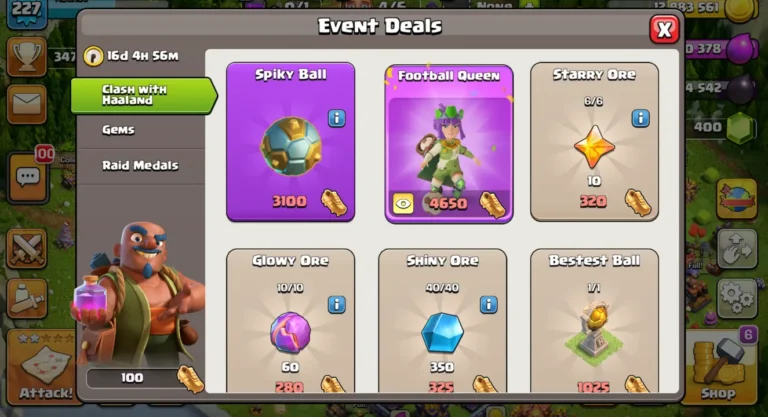 Right Items to Buy in Clash With Haaland Event